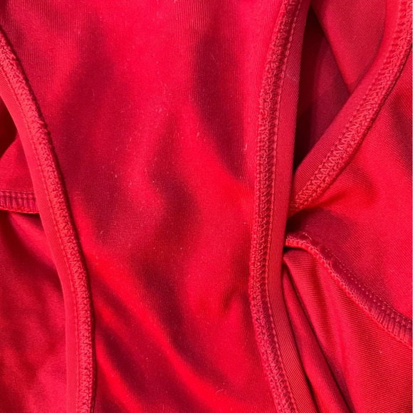 MICHAEL Michael Kors Red Twist-Tie Halter Swimsuit. Size 6. - Picture 14 of 15